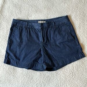 Banana Republic Hampton Chambray Shorts 100% Cotton